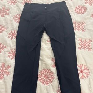 Lululemon Athletica Dark Navy Cropped Pants